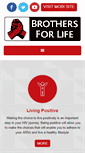 Mobile Screenshot of brothersforlife.org
