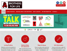Tablet Screenshot of brothersforlife.org